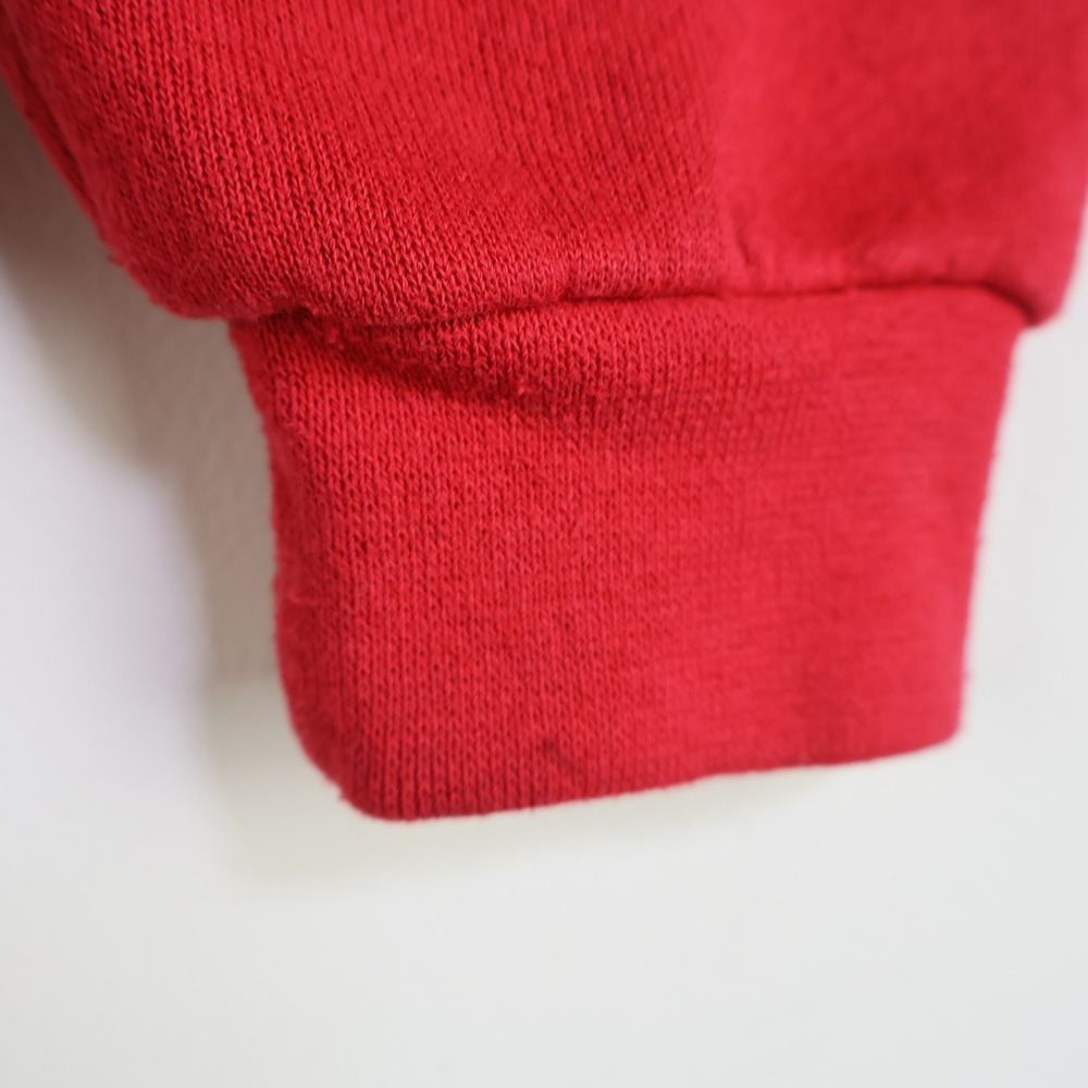 Vintage 90s Chicago Bulls Logo 7 Hoodie Kids L 14-16 Basketball Red Cotton - Picture 7 of 16